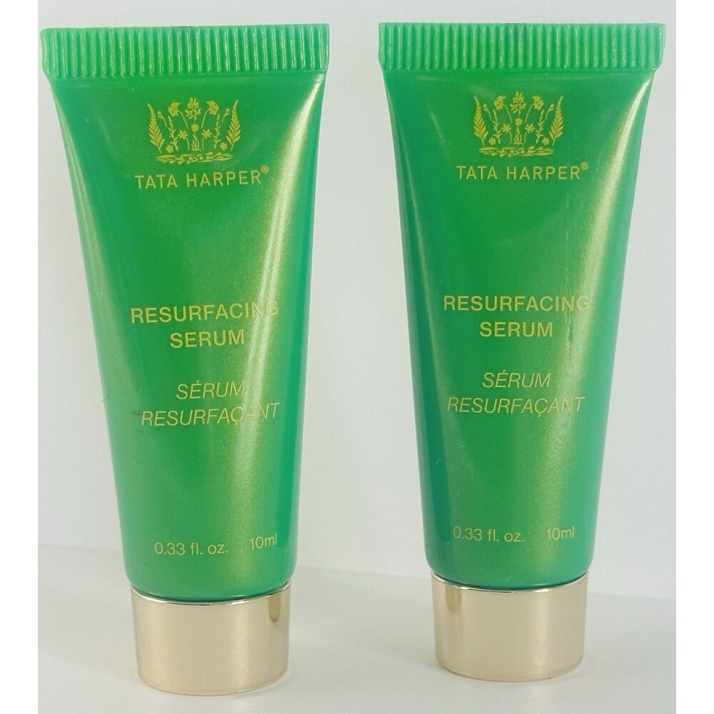 2X SEALED Tata Harper Resurfacing Serum 0.33 Oz 10 mL Travel Size